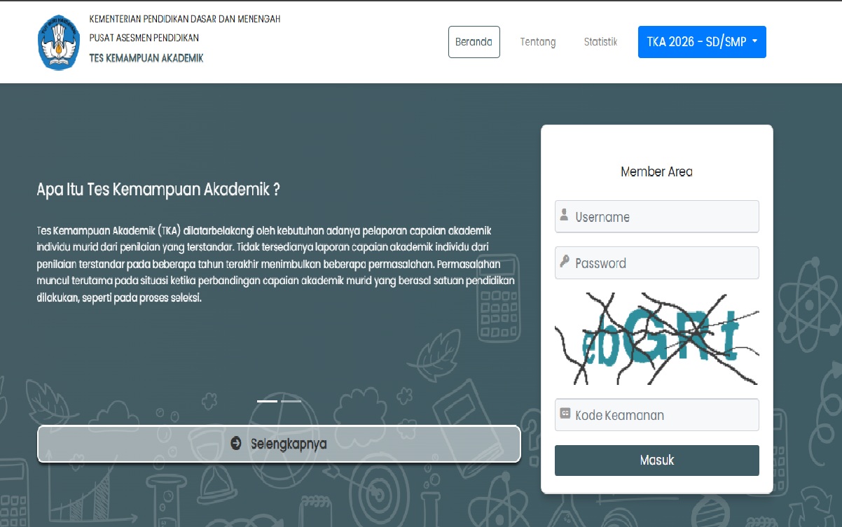 Jadwal Lengkap dan Cara Akes Simulasi TKA SD, SMP, SMA 2026