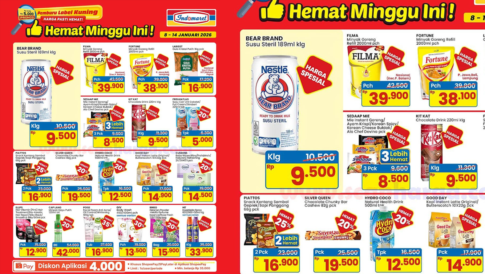 Dicari Pemburu Label Kuning Indomaret! Harga Hemat Terbaru Sampai 14 Januari 2026