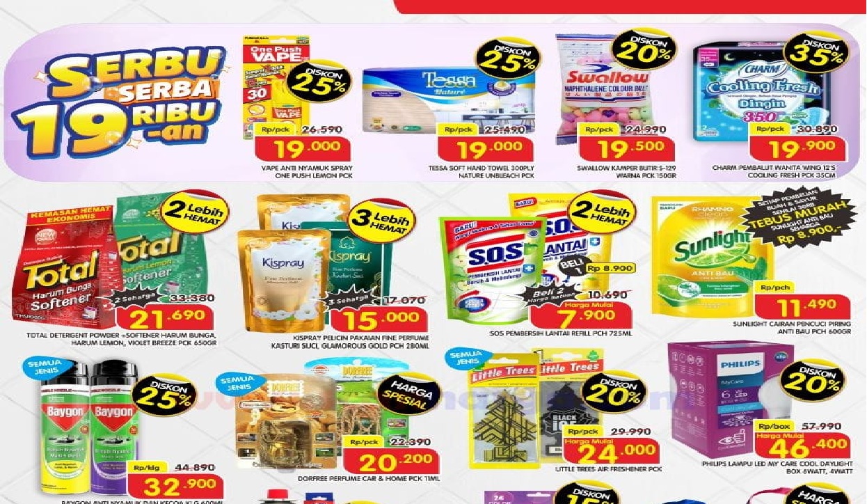 Update Promo Superindo Terbaru Periode Hari Ini hingga 25 Februari: Stok Sabun Mandi Lux & Biore Turun Harga