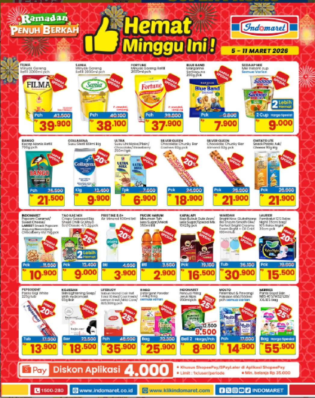 Promo Terbaru JSM Indomaret Minggu Ini, Periode 5 hingga 11 Maret 2026, Fortune 2L 37.900