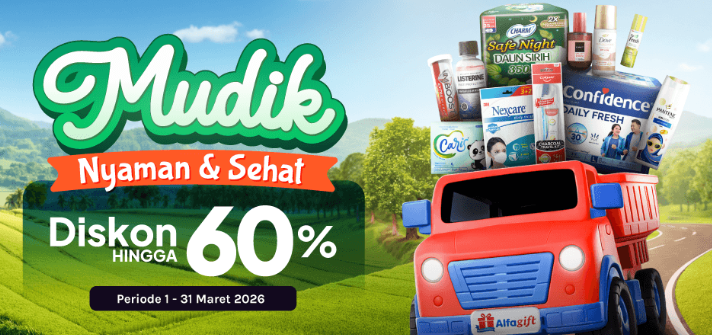 Promo Terbaru Alfamart: Mudik Nyaman & Hemat Periode 1-31 Maret 2026. Diskon Hingga 60%