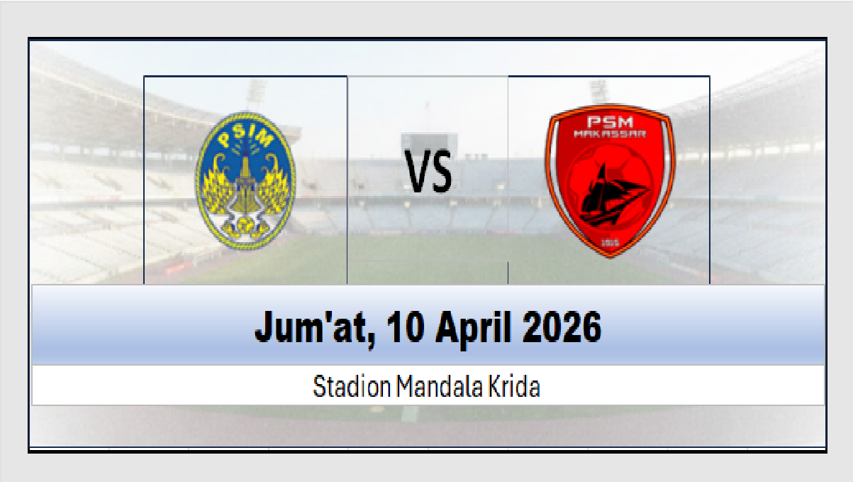 PSIM vs PSM Makassar: Jadwal, Prediksi, Performa, dan Head to Head di Liga 1