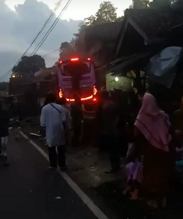 Bus Peziarah Diduga Rem Blong, Sempat Dikabarkan 22 Tewas di Ciamis, Ternyata...
