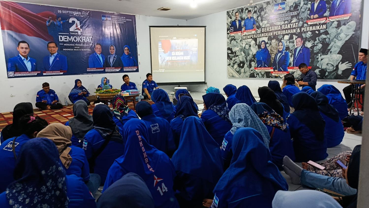 Serentak, Demokrat se-indonesia Doa Bersama untuk Indonesia di HUT ke-24