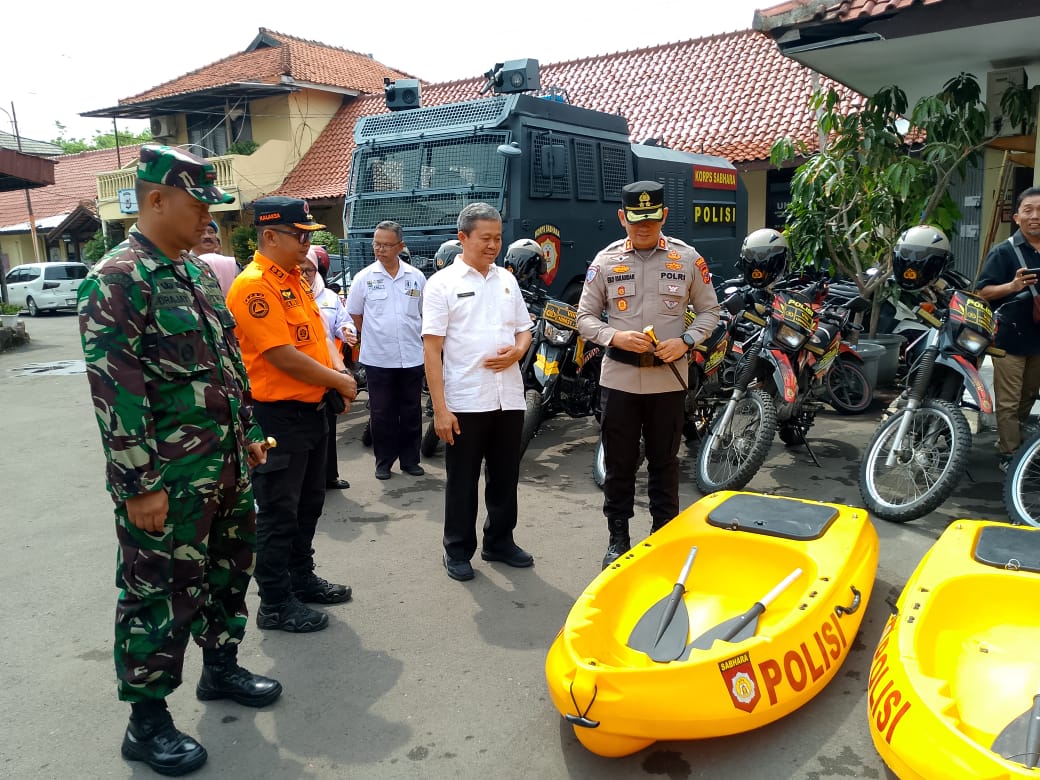 Polres Cirebon Kota dan Forkopimda Kota Cirebon Siagakan Seluruh Personel Antisipasi Bencana Alam
