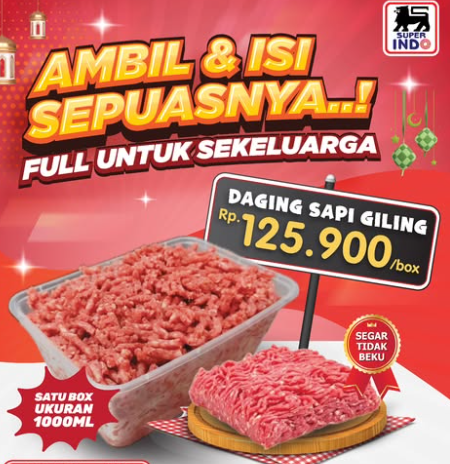 Promo Superindo Hari Ini Minggu, 08 Februari 2026: Harga Daging Jauh Lebih Murah