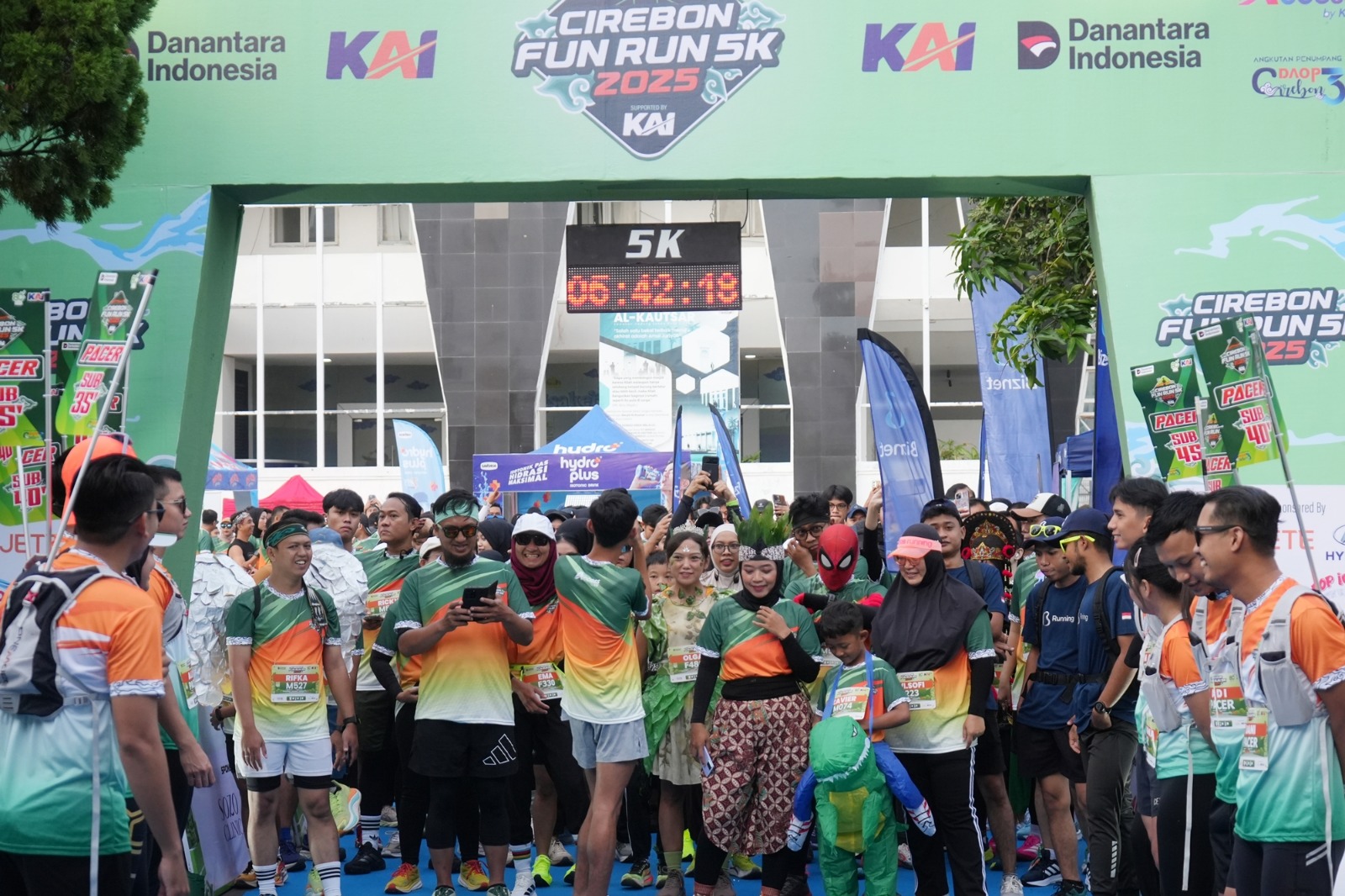 KAI Daop 3 Cirebon Gelar Cirebon Fun Run 2025, Ajak Warga Hidup Sehat dan Cinta Lingkungan