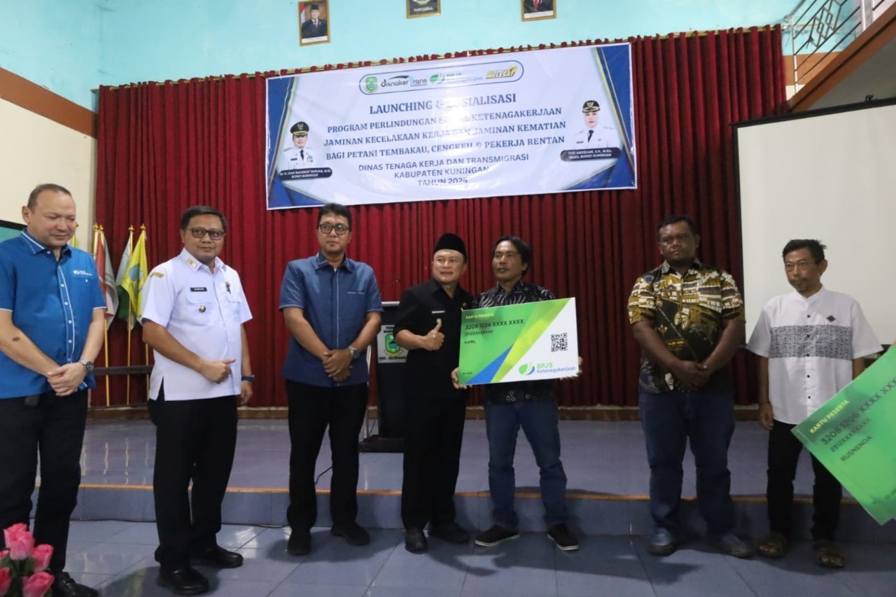 3.247 Pekerja Rentan di Kuningan Dapat Perlindungan Jaminan Sosial dari Dana Cukai Tembakau