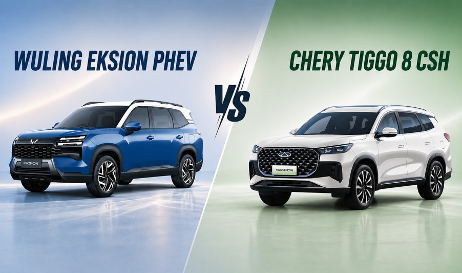 Wuling Eksion PHEV vs Chery Tiggo 8 CSH: Mana SUV Hybrid 7-Seater Terbaik di Indonesia?