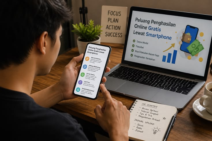 Cara Mendapatkan Penghasilan Tambahan Lewat Internet Tanpa Modal Besar