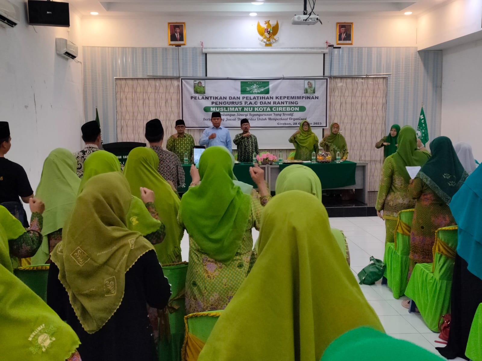 5 PAC dan 22 Ranting Muslimat NU Dilantik Serentak, PCNU Ingatkan Lagi Tentang Amanah dan Program Sosial