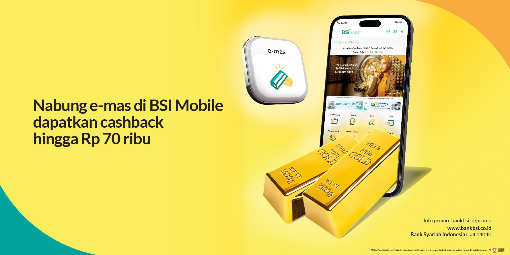 Cara Beli Emas Digital di BSI Mulai 50 Ribu, Cocok untuk Pemula!