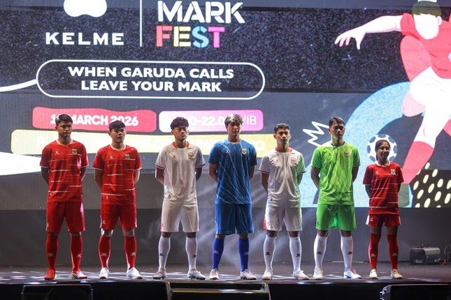 Resmi! Jersey Timnas Indonesia Terbaru: Brandnya Merk Kelme