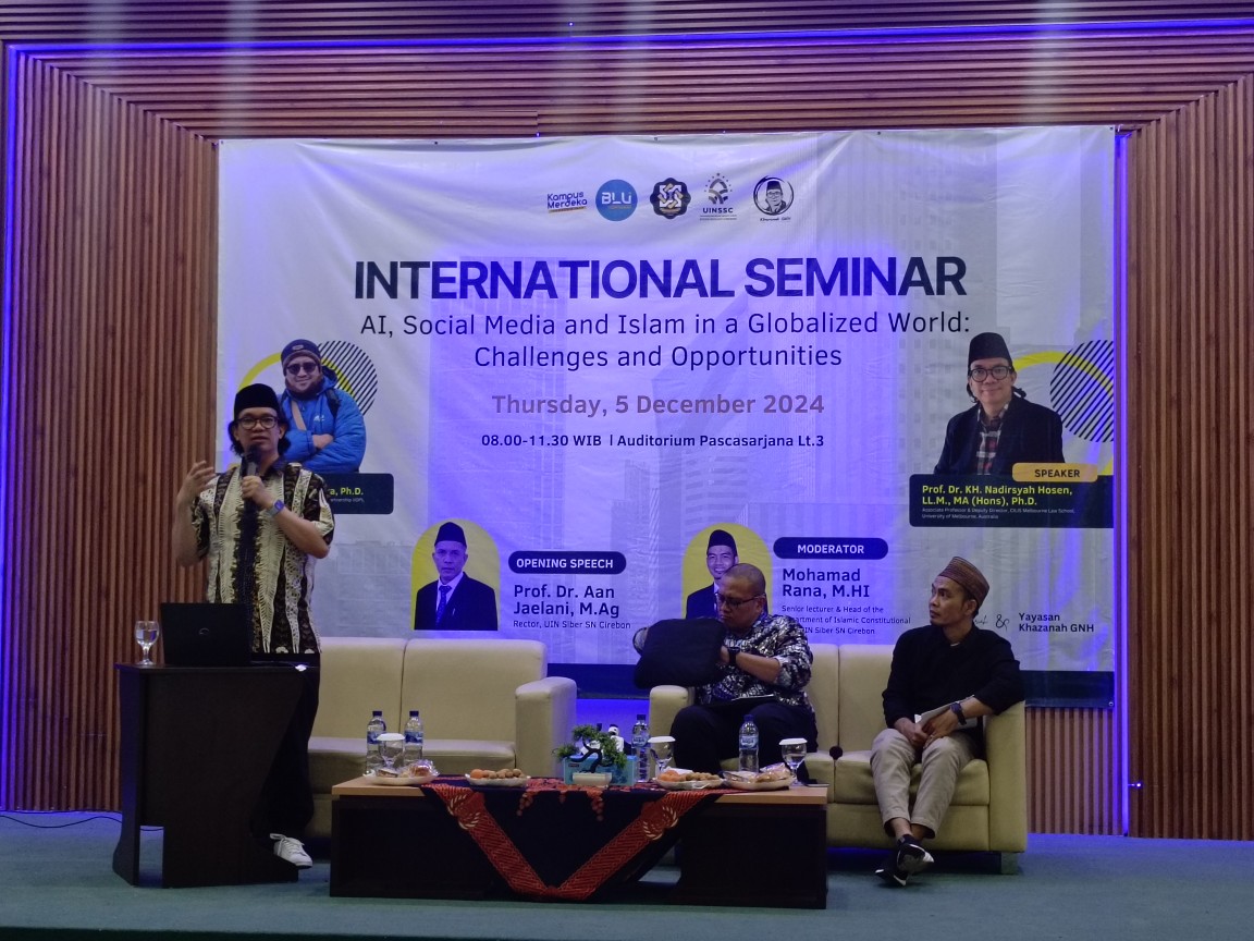 UIN Siber Undang Gus Nadir Bicara Soal Islam, AI dan Media Sosial