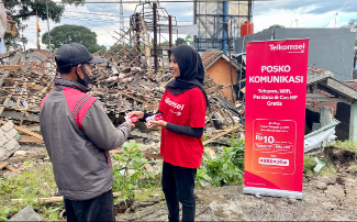 Telkomsel Sediakan Paket Rp10  Bebas Telepon dan SMS bagi Korban Gempa Bumi Cianjur