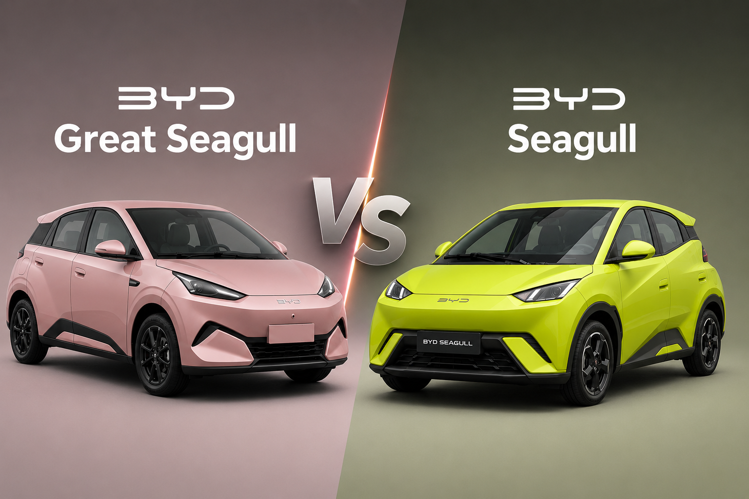 Perbedaan BYD Great Seagull vs BYD Seagull Standar: Apa Saja yang Baru?