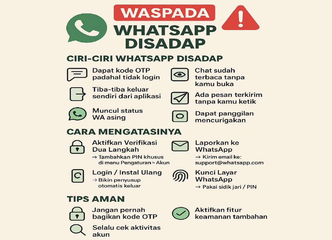 Waspada! Ini Ciri-ciri WhatsApp Disadap dan Cara Mengatasinya dengan Cepat