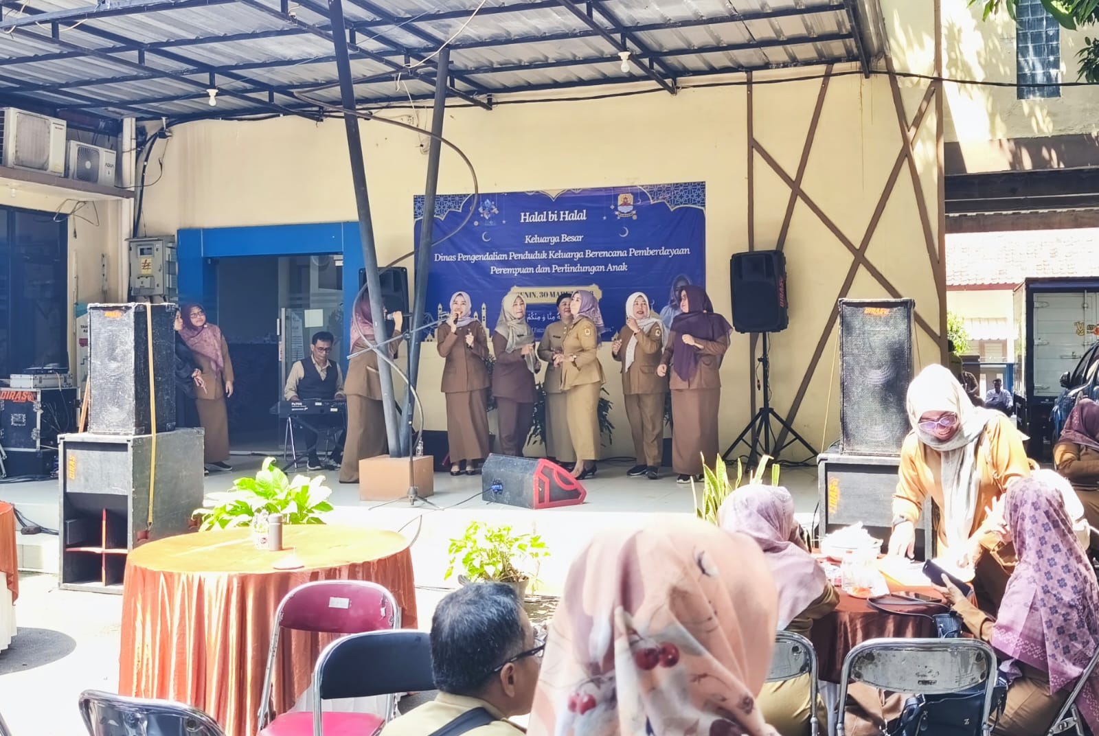 Anomali Kampanye Efisiensi, Jam Kerja, DPPKBP3A Malah Gelar Dangdutan