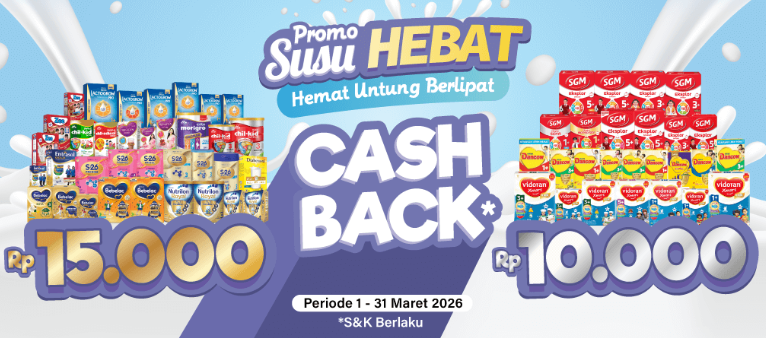 Promo Susu Hebat Alfamart, Belanja Hemat Untung Berlipat. Lactogrow Pro 1+ Hanya Rp57.900!