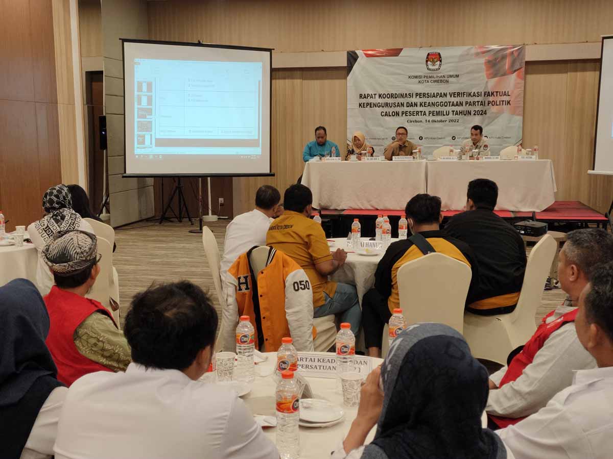 KPU Kota Cirebon Siap Verfak 9 Parpol Hari Ini