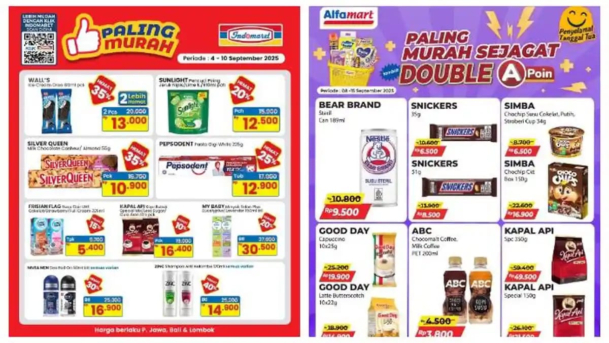 Perbandingan Harga Promo Alfamart Indomaret Hari Ini 11 Mei 2026