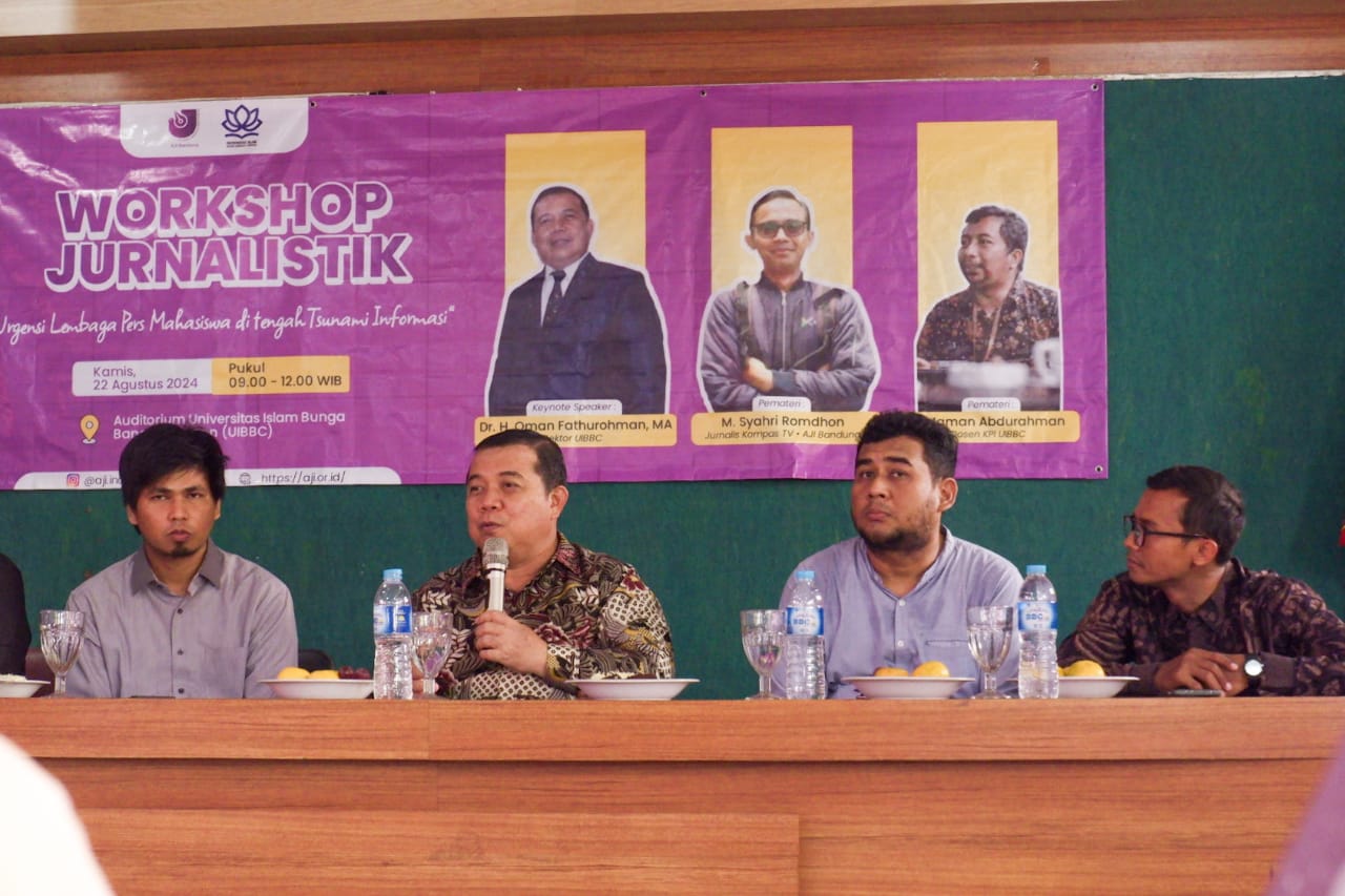 LPM FatsOen Ikuti Worshop Jurnalistik, Perlu Ambil Peran pada Era Tsunami Informasi