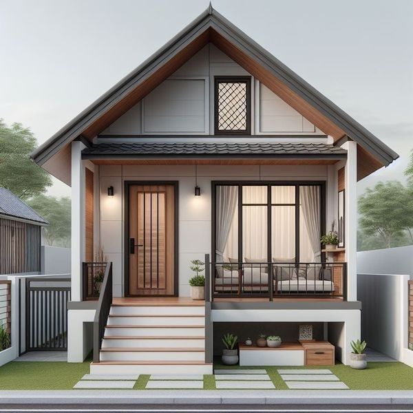 Ide Desain Rumah Atap Segitiga yang Terbaru dan Sering Digunakan