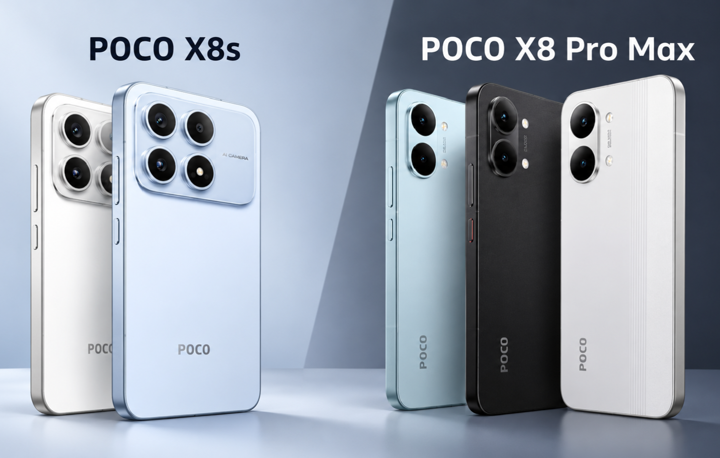 POCO X8s atau POCO X8 Pro Max? Ini Perbedaan Spesifikasi dan Harganya