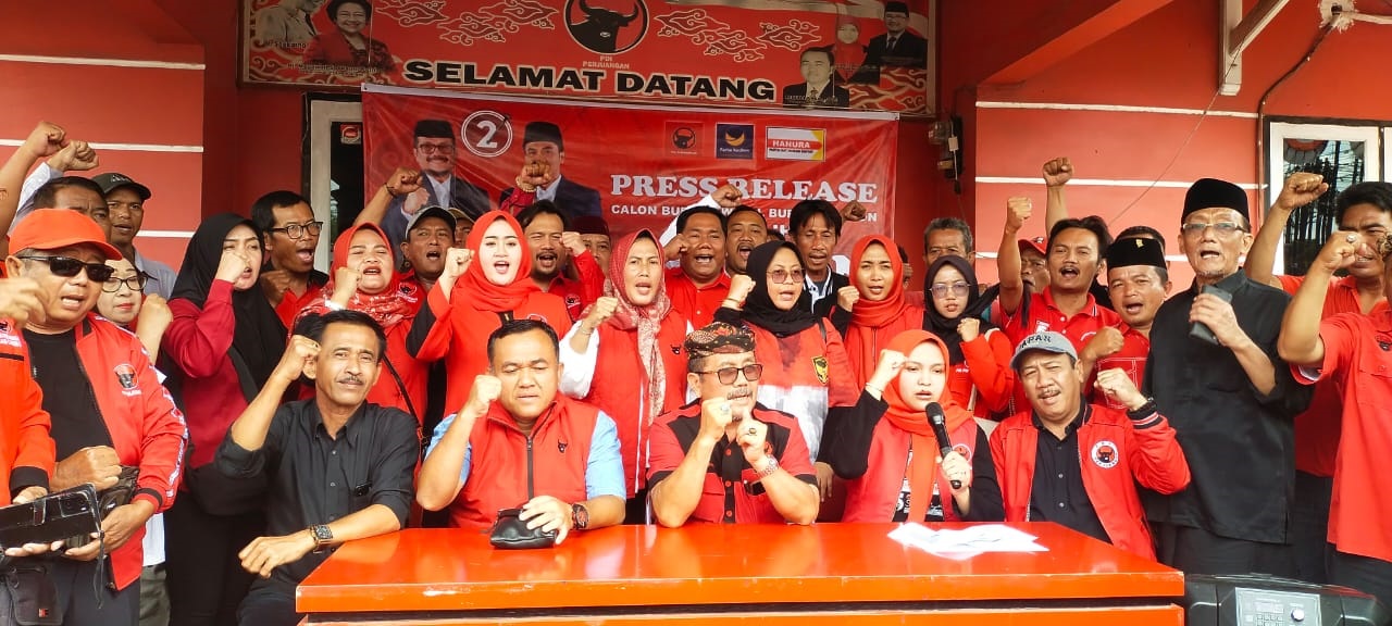 Pasangan Beriman Kawal Hasil Penghitungan Suara Pemilihan Bupati dan Wakil Bupati Cirebon 2024