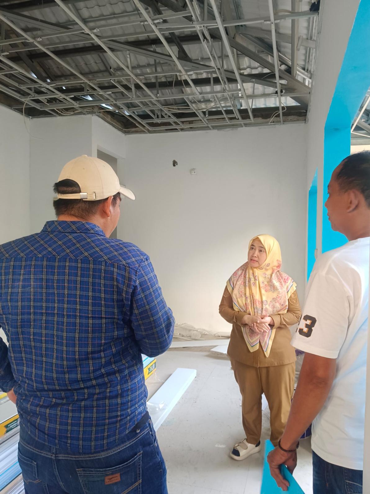 Sudah 80 Persen, Wawali Tinjau Renovasi Kantor Sekretariat KNPI