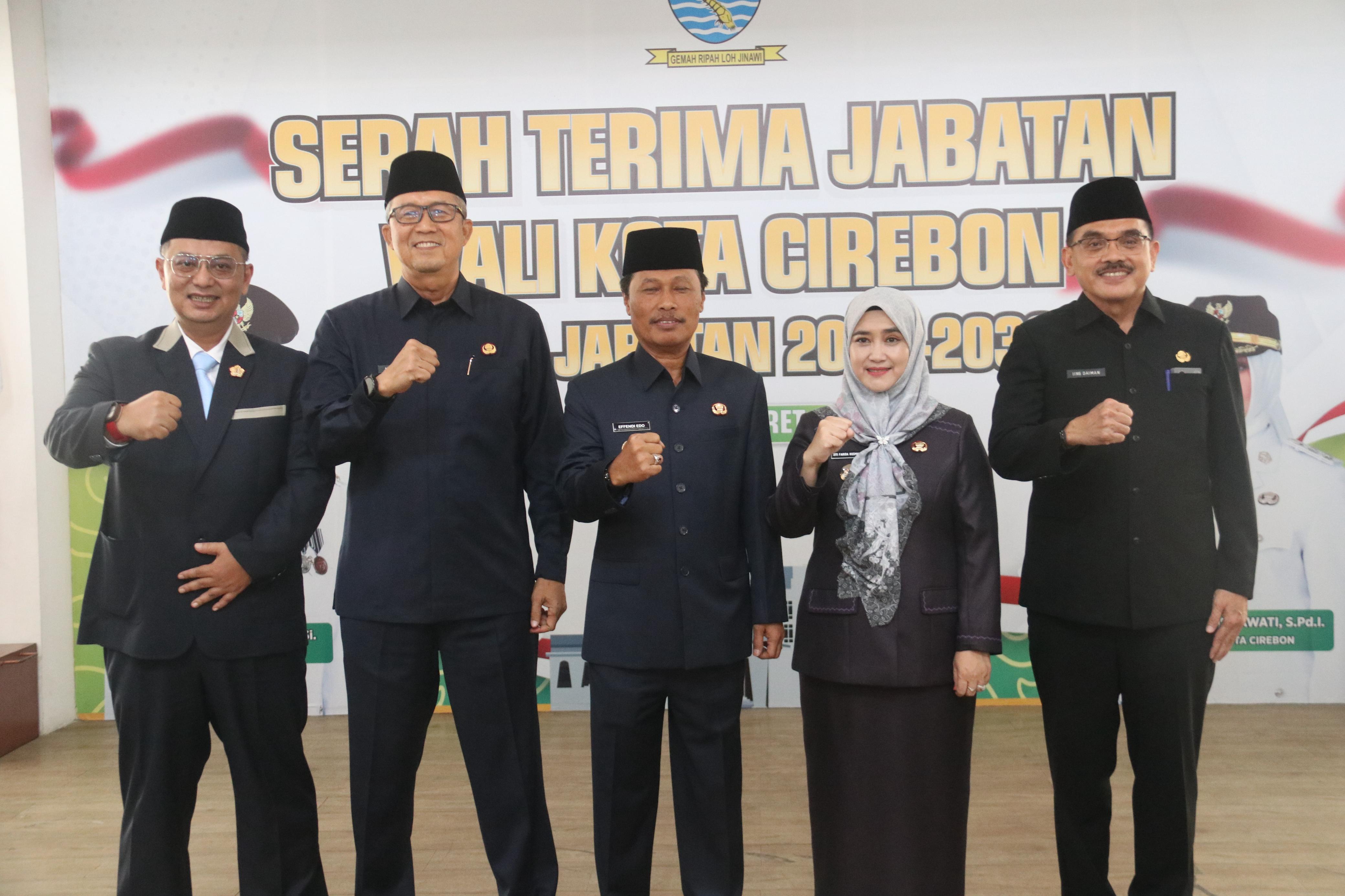 Pemerintah Kota Cirebon Gelar Serah Terima Jabatan Wali Kota yang Baru