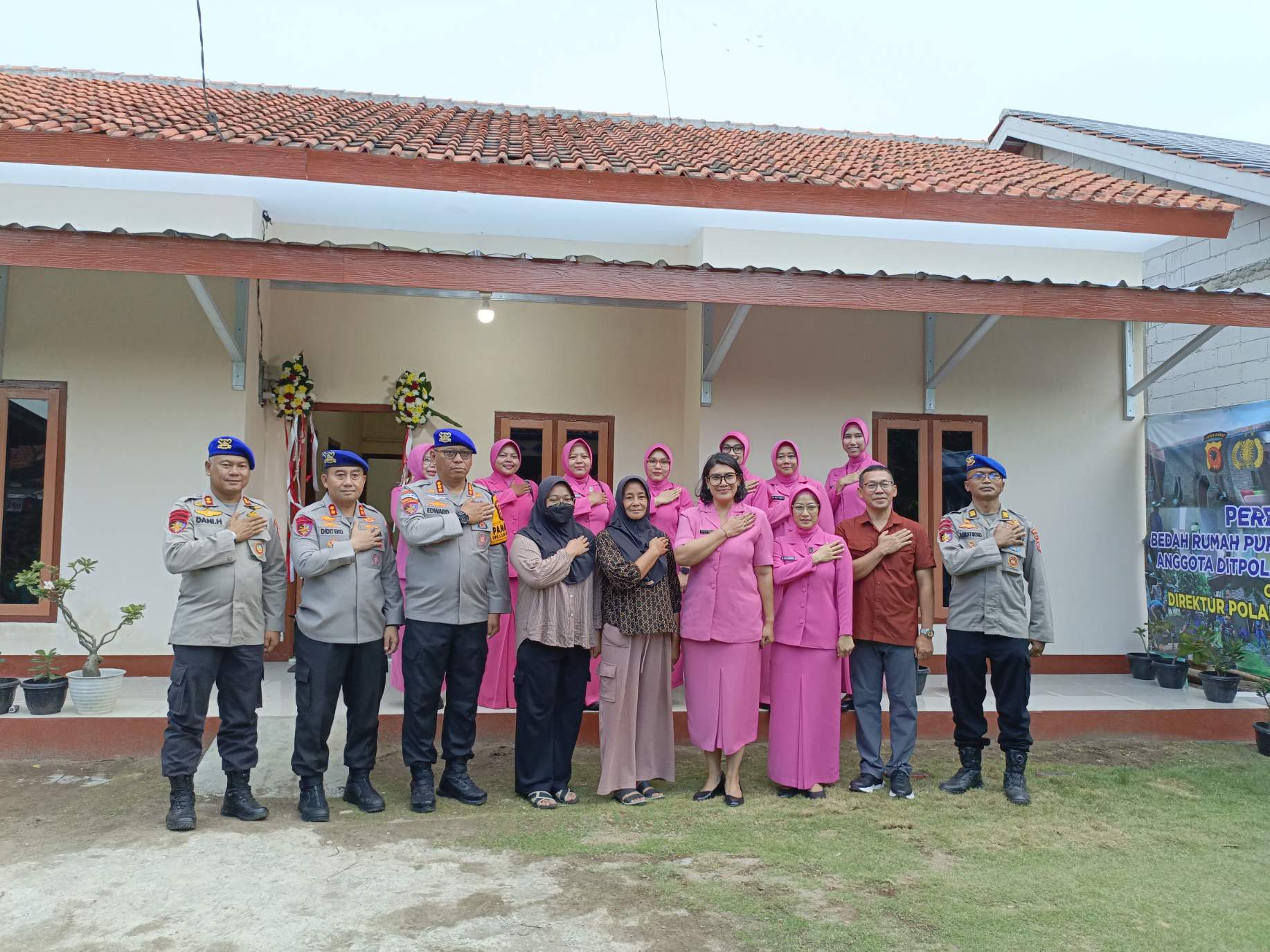 Ditpolairud Polda Jabar Wujudkan Rumah Layak Huni untuk Masa Tua Keluarga Purnawirawan