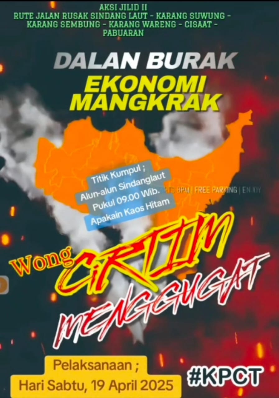 Aksi Wong Cirtim Menggugat Jilid II Digelar Sabtu Depan, Tuntut Percepatan Perbaikan Jalan