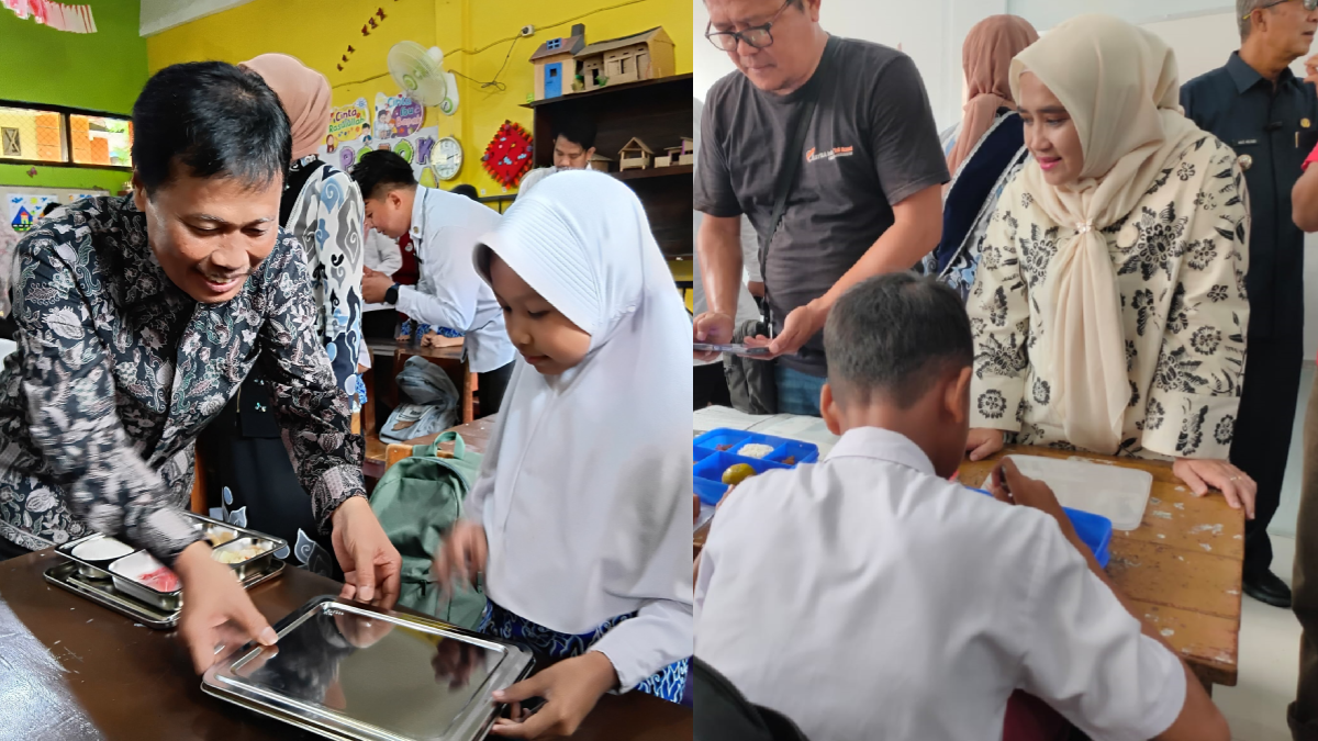 Effendi Edo dan Siti Farida Rosmawati Ikut Monitoring Makan Bergizi Gratis di Kota Cirebon