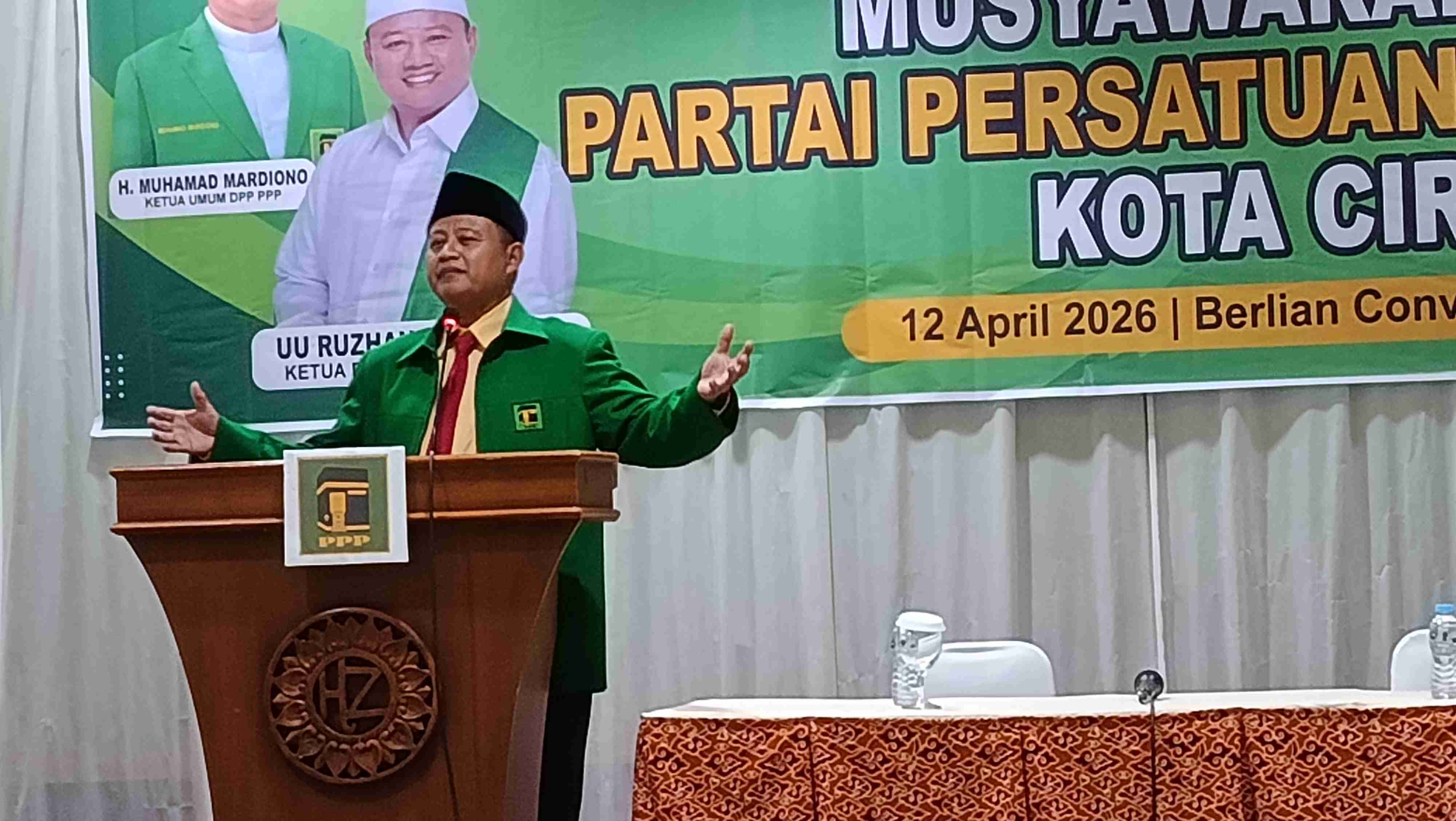 Muscab PPP Kota Cirebon Berjalan, Uu Ingatkan Kader Fatsun Keputusan DPP