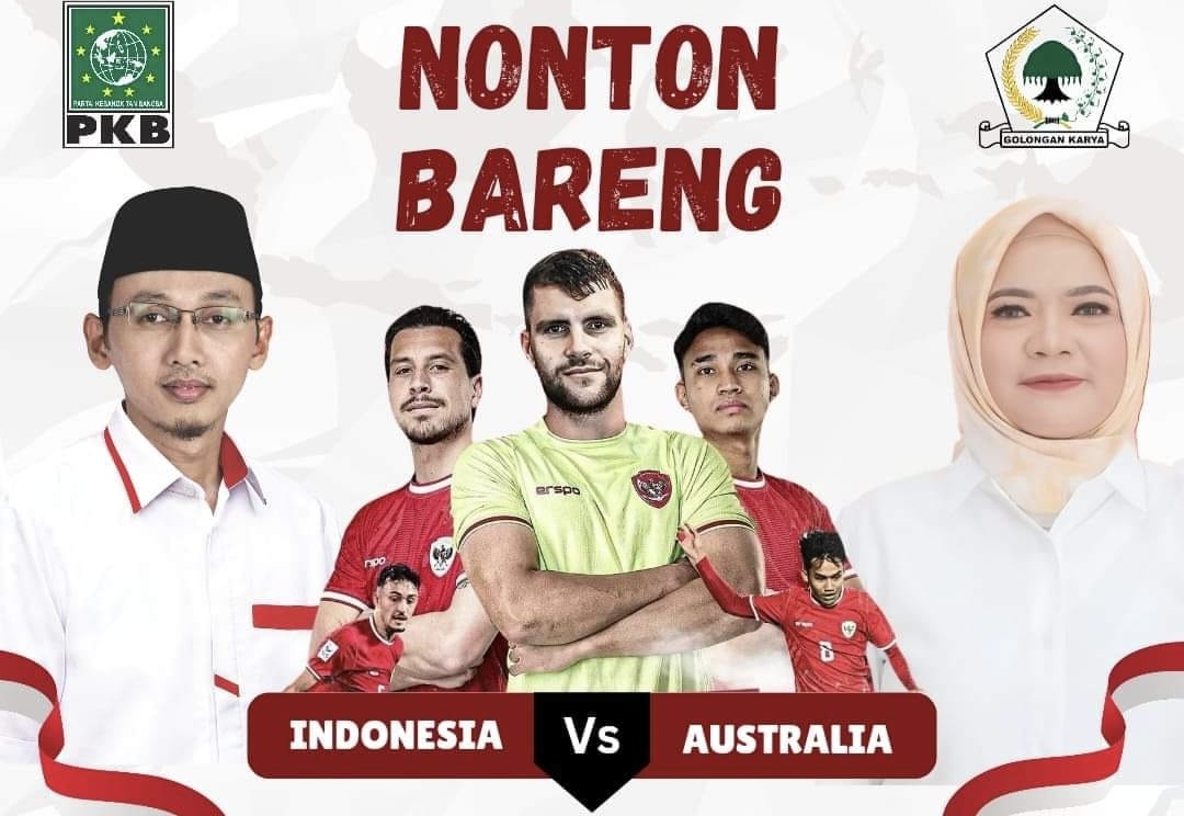 Bacakada Ramai-Ramai Gelar Nobar Indonesia Vs Australia