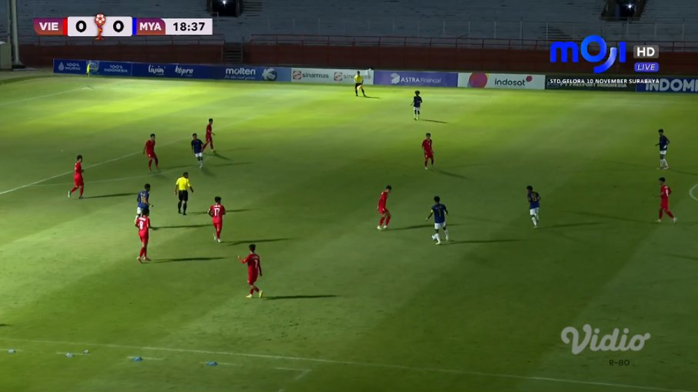 Laga Vietnam U19 vs Myanmar U19 Jadi Sorotan Karena Lampu Penerangan di Stadion Kurang Optimal