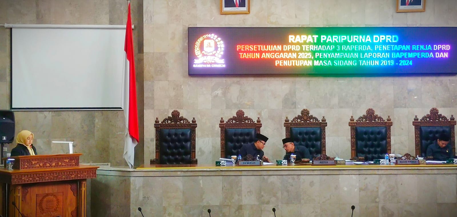 DPRD Kabupaten Cirebon Laporkan Capaian Pengesahan Perda Selama Lima Tahun