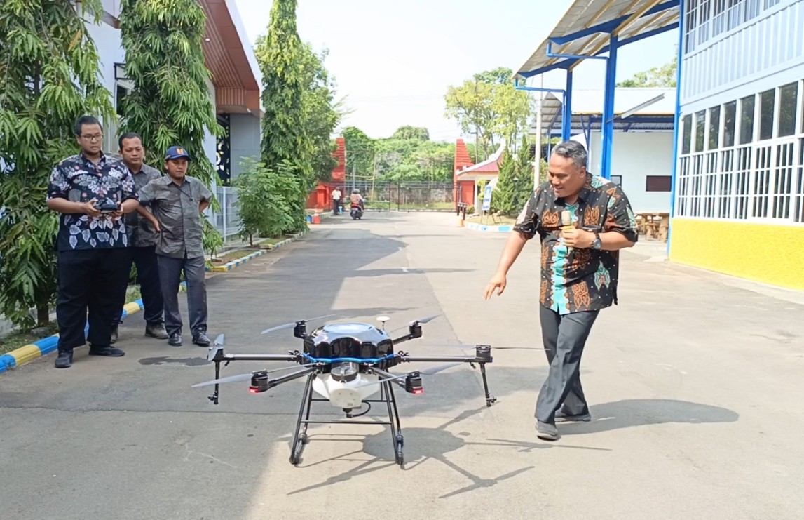 Antisipasi Sawah Kering, BBWS Cimancis Siagakan Drone dan Mesin Percik Air