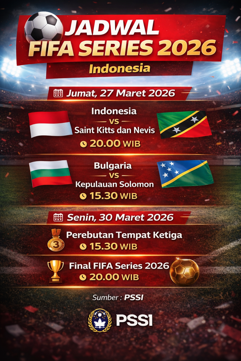 Kapan Timnas Indonesia Main? Cek Jadwal FIFA Series 2026 dan Daftar Lawan Garuda