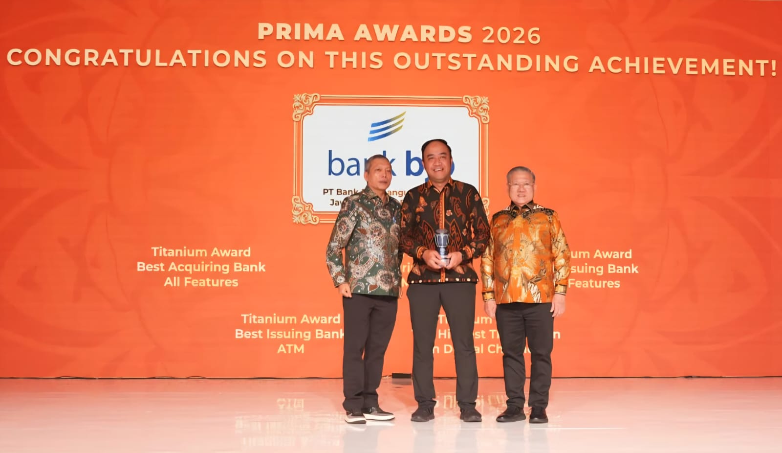 bank bjb Borong Lima Titanium Awards PRIMA 2026