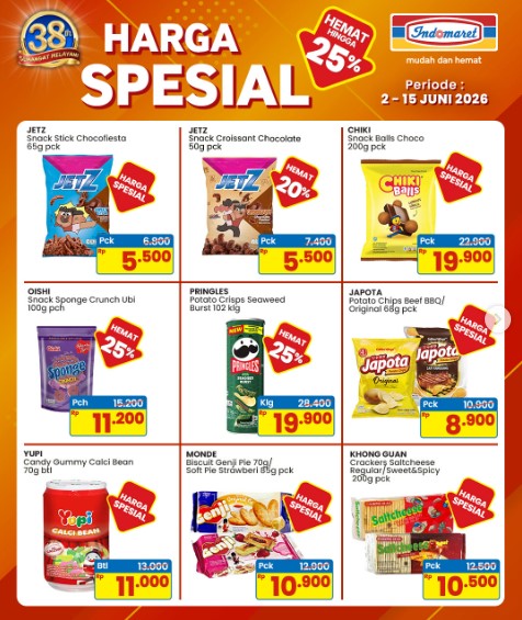 Promo Indomaret Terbaru 2-15 Juni 2026: Pop Mie Rp3.200 & Diskon Besar hingga 50%!