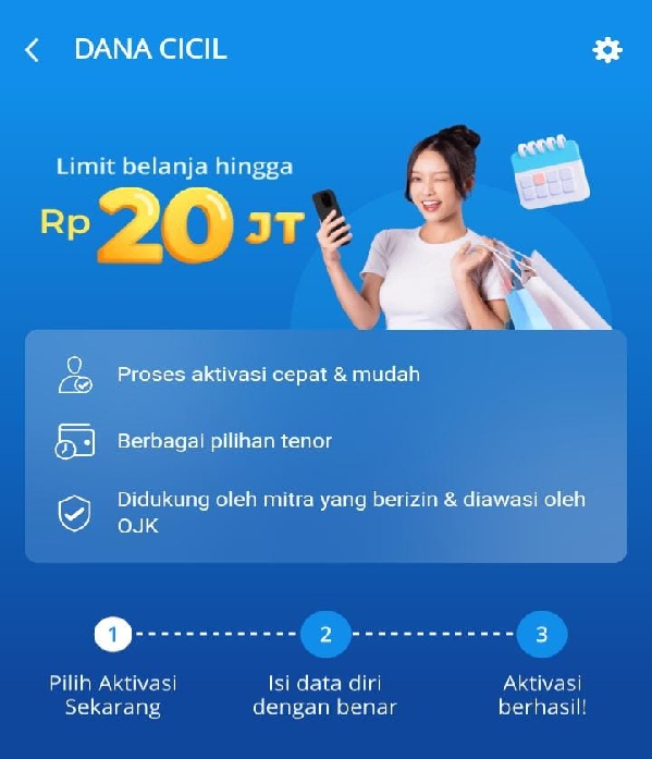 Khusus Premium: Cara Mengaktifkan Fitur Pinjaman Online di DANA Cicil 