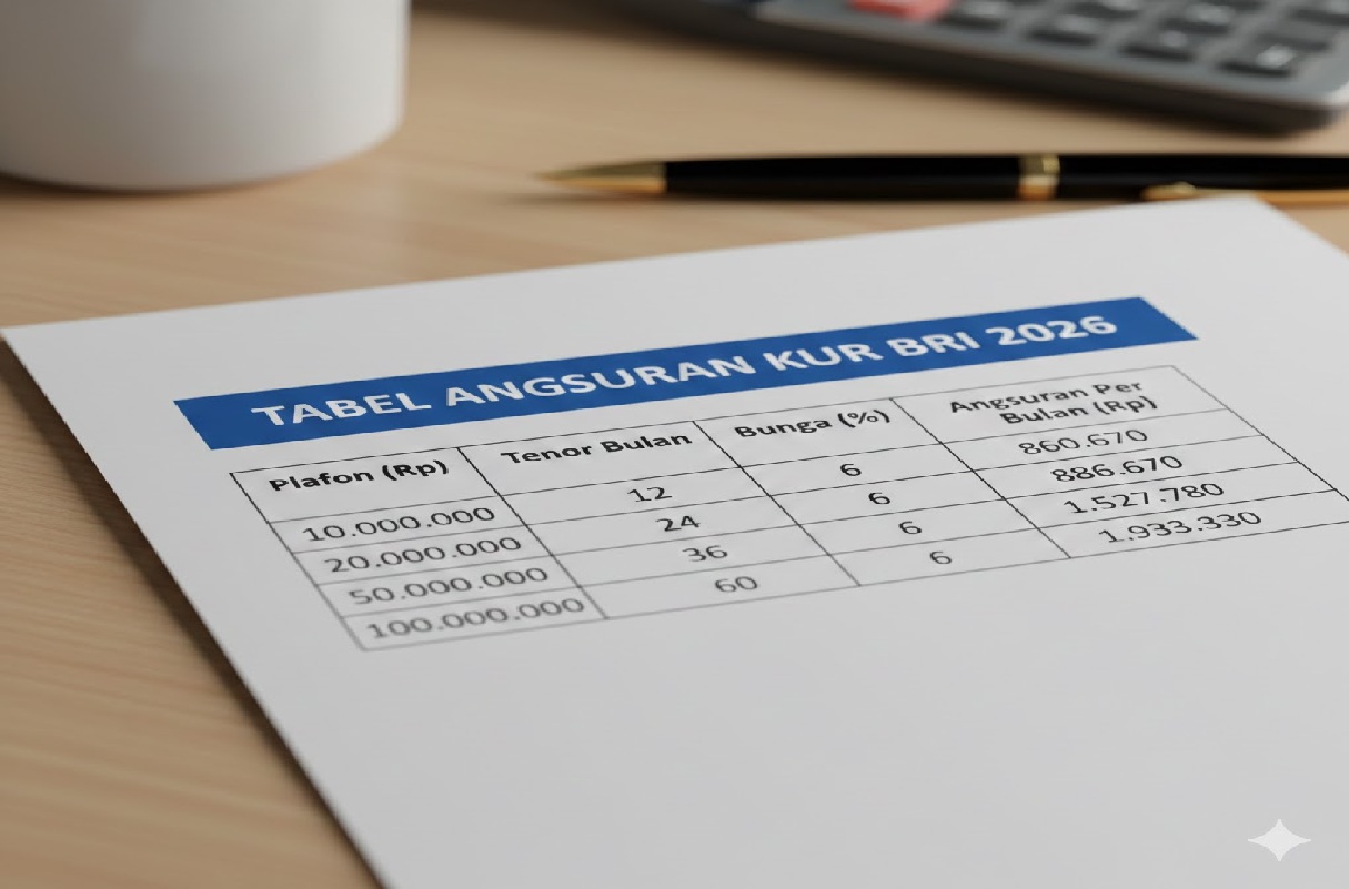 Tanpa Jaminan? Cek Simulasi KUR BRI 206 Pinjaman 1-50 Juta 