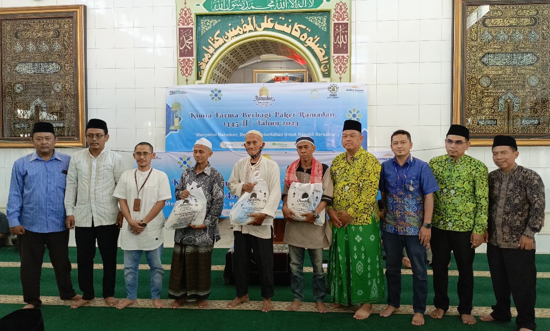 Kimia Farma Peduli Marbot Masjid, Donasi Sembako di Bulan Ramadan