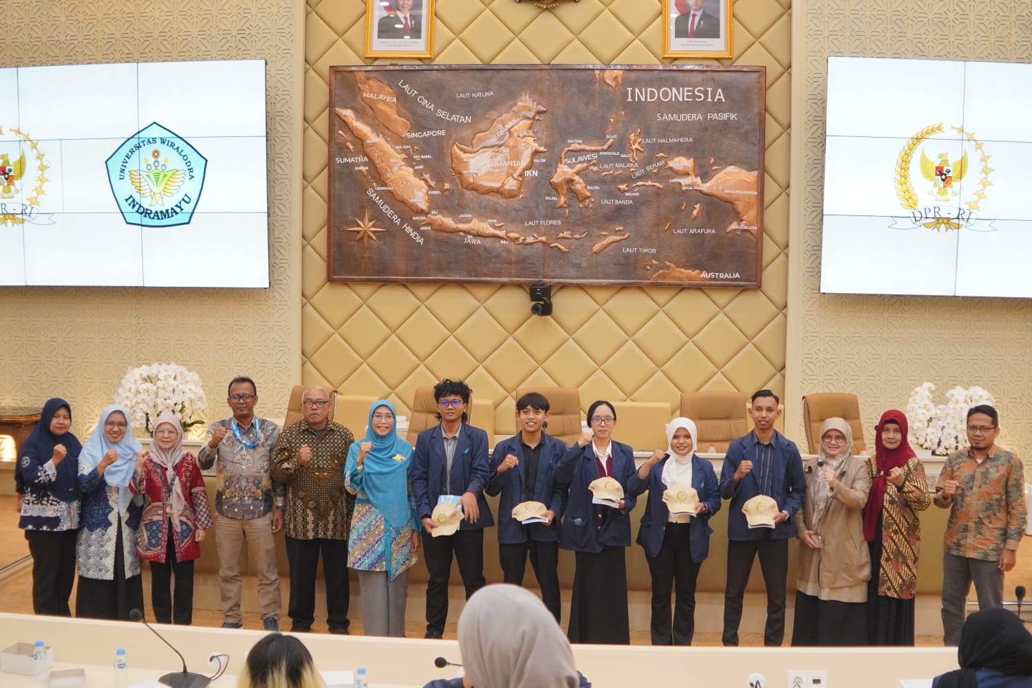 Netty Prasetiyani Terima Kunjungan Unwir Indramayu di Senayan