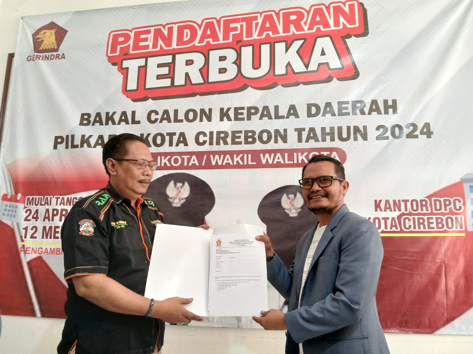Bawa Visi Nasional ke Kota Cirebon, Furqon Nurzaman Mendaftar ke Gerindra