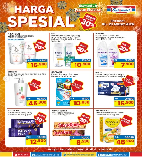 Promo JSM Indomaret Harga Spesial Hemat sampai 30%! Silver Queen Rp 8.200 Periode hingga 23 Maret 2026