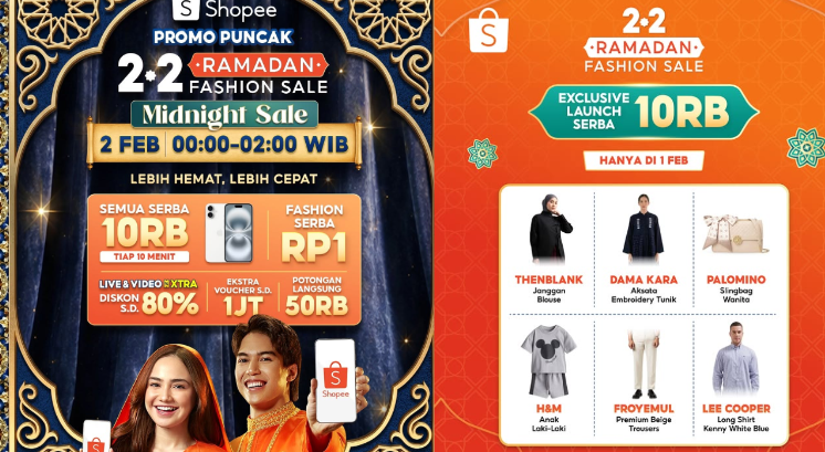 Persiapan Ramadan Hemat! Daftar Kode Voucher Shopee 2.2 2026 untuk Belanja Sembako dan Alat Sholat