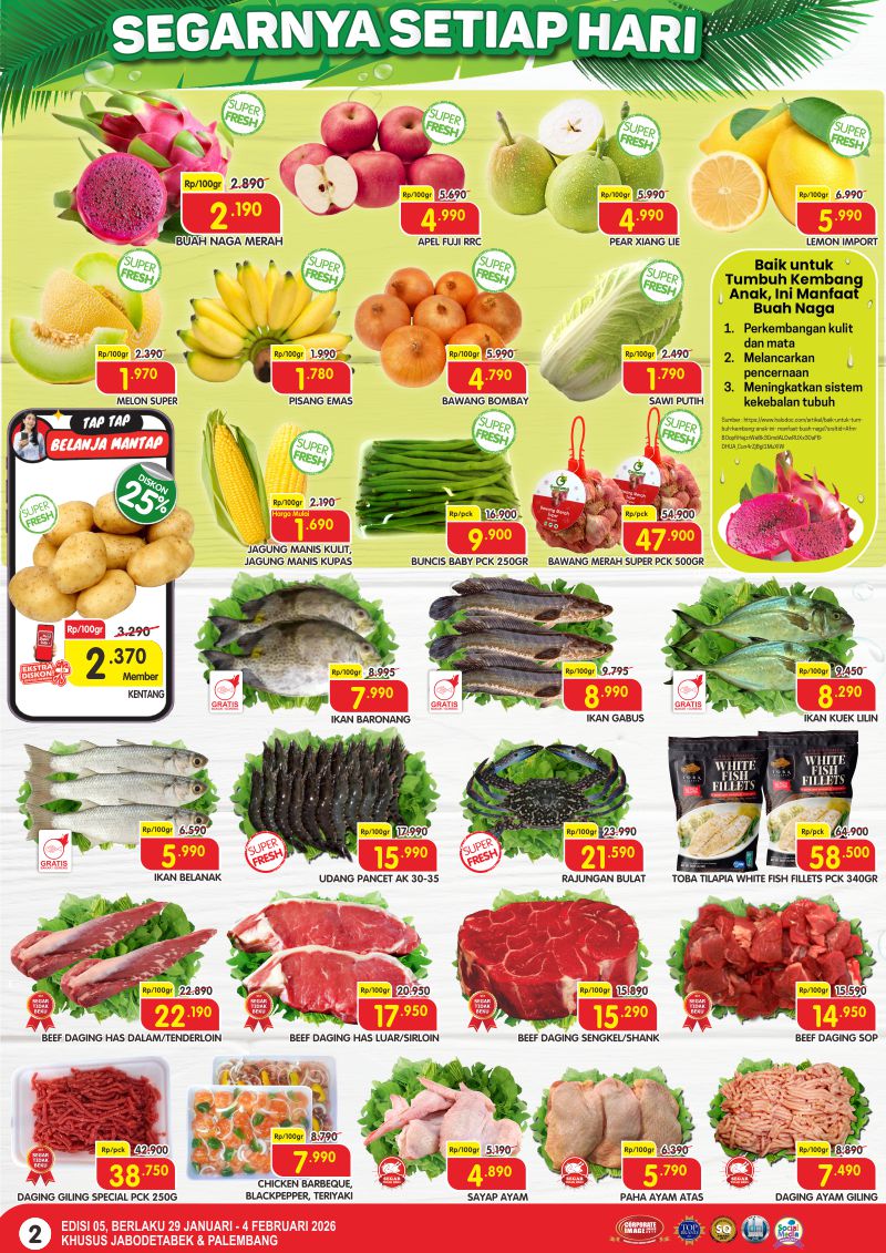 Promo Superindo Ramadhan: Borong Ayam Cuma Rp4 Ribu, Stok Menu Sahur Jadi Lebih Hemat